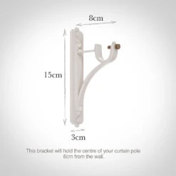 25mm Brett Standard Bracket In Clay -Home Decor Shop 6010cl 13