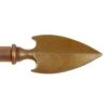 19mm Hasta Spear Finial In Antiqued Brass -Home Decor Shop 6017ab 1