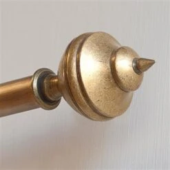 19mm Brass Empire Finial In Antiqued Brass -Home Decor Shop 6018ab 4