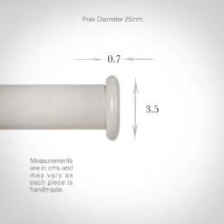 25mm Button Finial In Clay 8 25mm Button Finial In Clay -Home Decor Shop 601cl 13