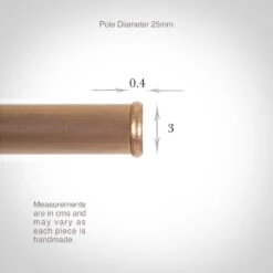 25mm Brass Button Finial In Antiqued Brass -Home Decor Shop 6020ab 13