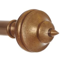 25mm Brass Empire Finial In Antiqued Brass -Home Decor Shop 6023ab 2