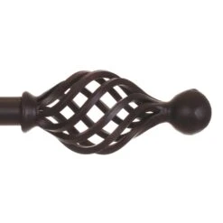 25mm Cage & Ball Finial In Beeswax -Home Decor Shop 603bw 1