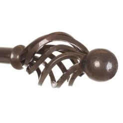 25mm Cage & Ball Finial In Polished 7 25mm Cage & Ball Finial In Polished -Home Decor Shop 603po 2