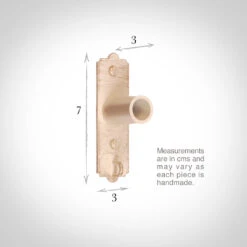 25mm Brett Recess Bracket In Old Ivory -Home Decor Shop 6047oi 13