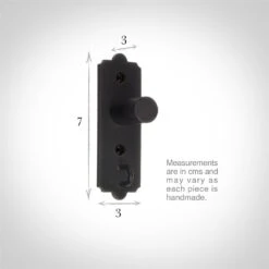 20mm Brett Recess Bracket In Matt Black -Home Decor Shop 6048mb 13