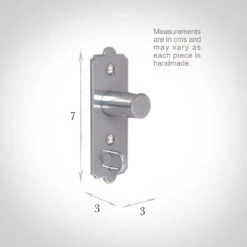 20mm Brett Recess Bracket In Mercury -Home Decor Shop 6048me 13