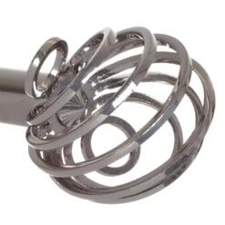 20mm Spiral Finial In Mercury -Home Decor Shop 6058me 2