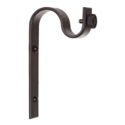 20mm Chapel Standard Bracket In Matt Black -Home Decor Shop 6067mb 2