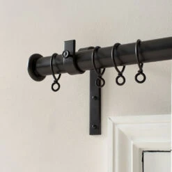 38mm Chapel Standard Bracket In Matt Black -Home Decor Shop 6069mb 12 1