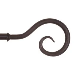 25mm Bishop's Crook Finial In Beeswax