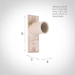 38mm Chapel Recess Bracket In Old Ivory -Home Decor Shop 6077oi 13