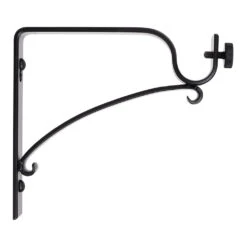 20mm Chapel Extended Bracket In Matt Black -Home Decor Shop 6078MB 20