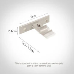 20mm Chapel Adjustable Passing Bracket, Clay -Home Decor Shop 6090cl 13