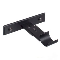 20mm Chapel Passing Bracket, Matt Black -Home Decor Shop 6090mb 20