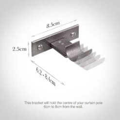 25mm Chapel Adjustable Passing Bracket, Polished 8 25mm Chapel Adjustable Passing Bracket, Polished -Home Decor Shop 6091po 13