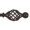 20mm Cage & Ball Finial In Matt Black -Home Decor Shop 622mb 1