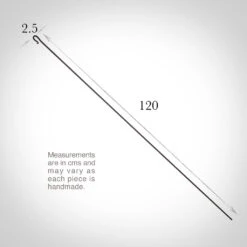 Fine Draw Rod In Matt Black -Home Decor Shop 6250mb 13