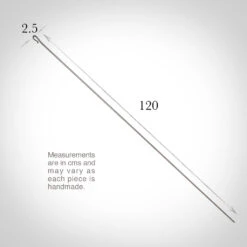 Fine Draw Rod In Polished -Home Decor Shop 6250po 13