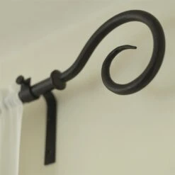 20mm Bishop's Crook Finial In Beeswax -Home Decor Shop 625bw 4