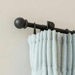 12mm Cannonball Finial In Matt Black -Home Decor Shop 629mb 12 1