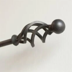 12mm Cage & Ball Finial In Beeswax -Home Decor Shop 630bw 4