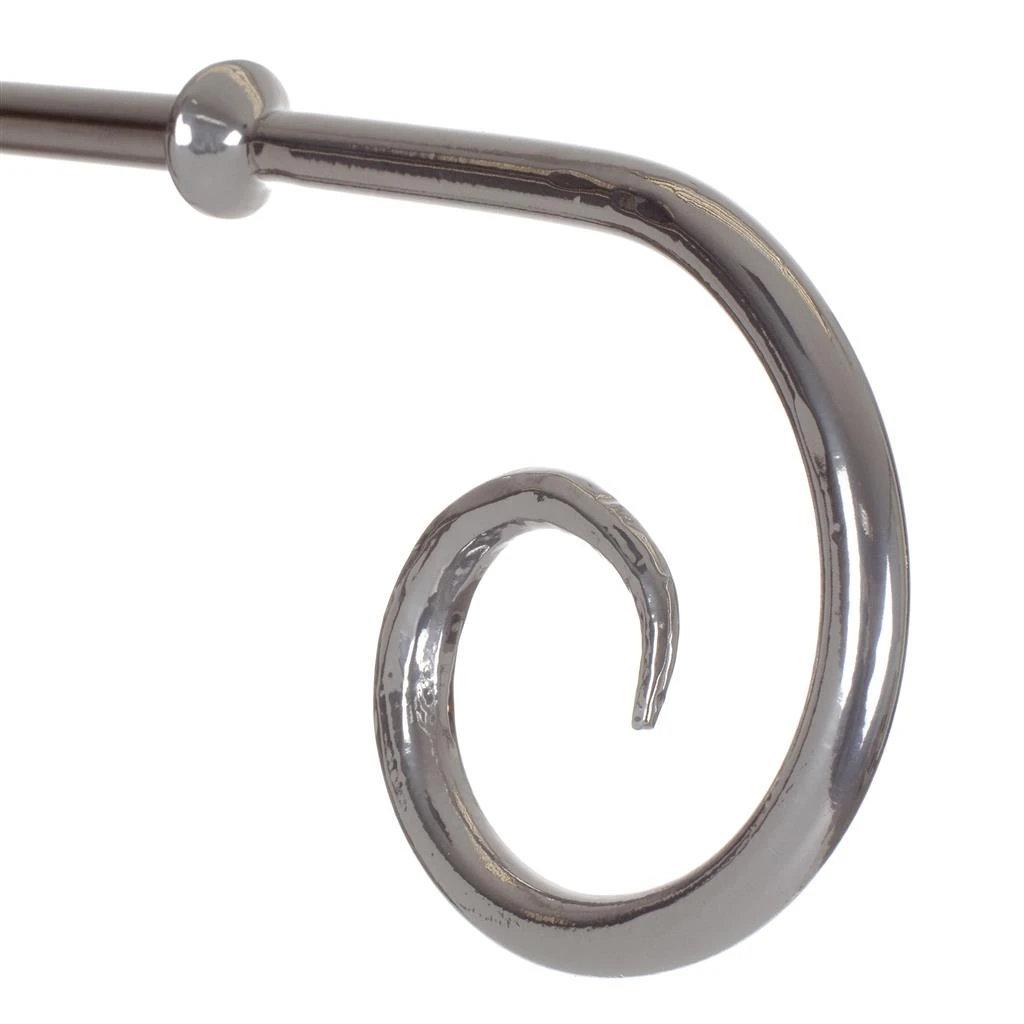 12mm Crook Finial In Mercury 5 12mm Crook Finial In Mercury - Image 3