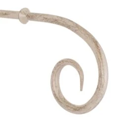 12mm Crook Finial In Old Ivory -Home Decor Shop 633oi 2