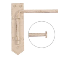 12mm Button Dormer Rod In Old Ivory -Home Decor Shop 636aaoi 20