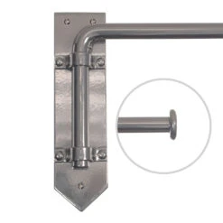 16mm Button Dormer Rod In Mercury -Home Decor Shop 636ame 20