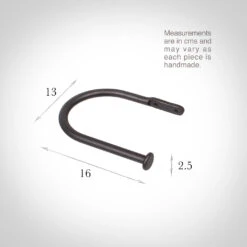 Large Button Holdback In Beeswax -Home Decor Shop 637abw 13