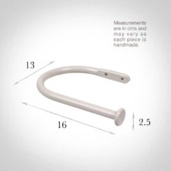 Large Button Holdback In Clay -Home Decor Shop 637acl 13