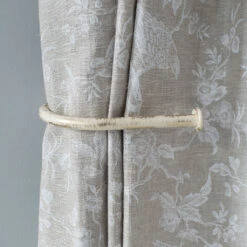 Large Button Holdback In Old Ivory -Home Decor Shop 637aoi 12