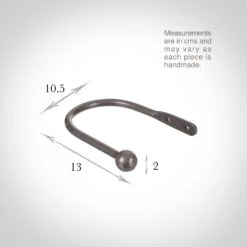 Small Cannonball Holdback In Polished -Home Decor Shop 637bbpo 13