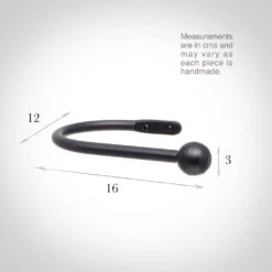 Large Cannonball Holdback In Beeswax -Home Decor Shop 637bbw 13