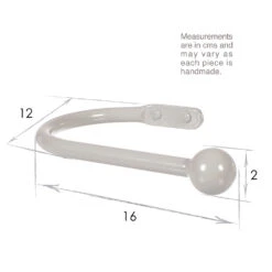 Large Cannonball Holdback In Clay -Home Decor Shop 637bcl 13