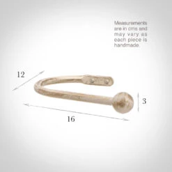 Large Cannonball Holdback In Old Ivory 7 Large Cannonball Holdback In Old Ivory -Home Decor Shop 637boi 13