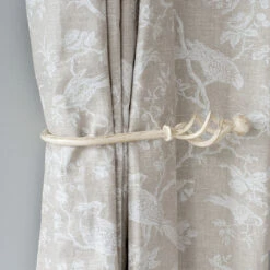 Large Cage & Ball Holdback In Old Ivory -Home Decor Shop 637coi 12