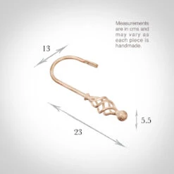 Large Cage & Ball Holdback In Old Ivory -Home Decor Shop 637coi 13