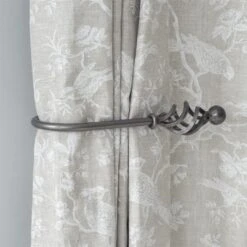 Large Cage & Ball Holdback In Polished -Home Decor Shop 637cpo 12