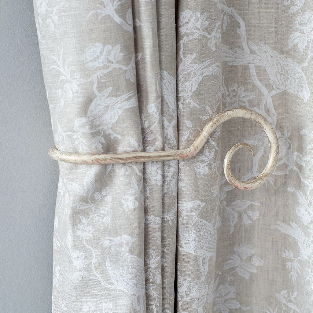 Large Bishop's Crook Holdback (Right Side) In Old Ivory 4 Large Bishop's Crook Holdback (Right Side) In Old Ivory - Image 2