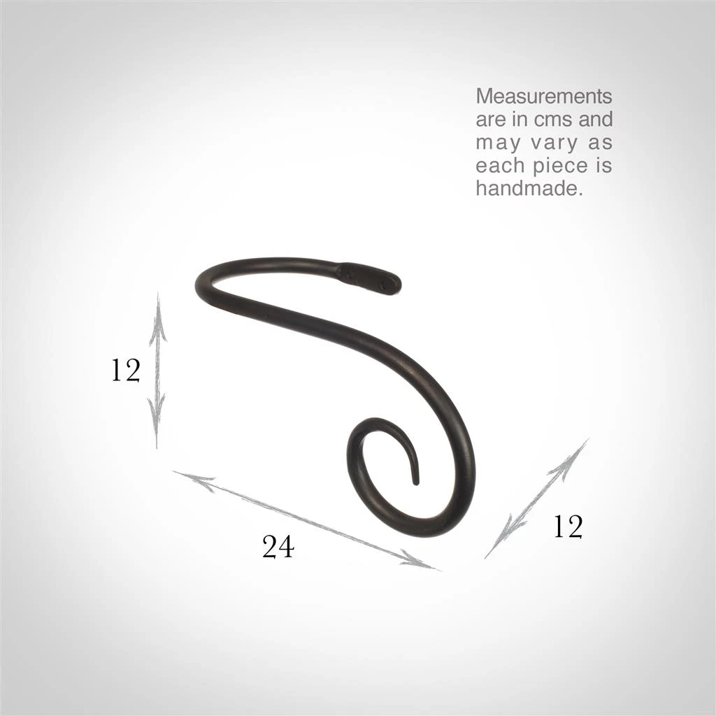 Large Crook Holdback (Right Side) In Beeswax 4 Large Crook Holdback (Right Side) In Beeswax - Image 2