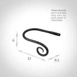 Small Crook Holdback (Right Side) In Beeswax -Home Decor Shop 637ggbw 13