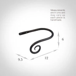 Small Crook Holdback (Left Side) In Beeswax -Home Decor Shop 637gglbw 13