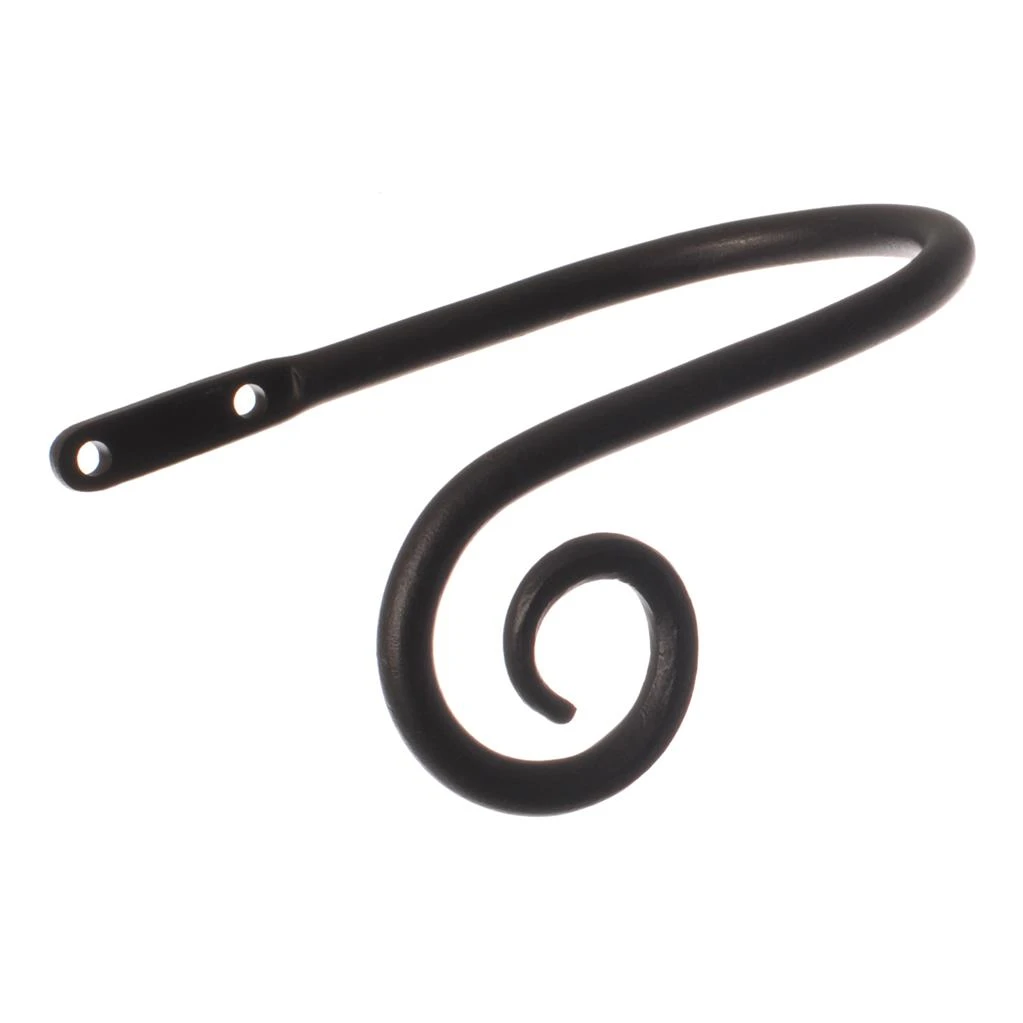 Small Crook Holdback (Left Side) In Matt Black 3 Small Crook Holdback (Left Side) In Matt Black