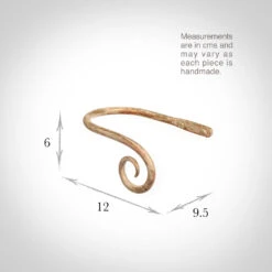 Small Crook Holdback (Right Side) In Old Ivory 7 Small Crook Holdback (Right Side) In Old Ivory -Home Decor Shop 637ggoi 13