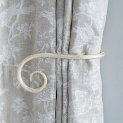 Large Crook Holdback (Left Side) In Old Ivory -Home Decor Shop 637gloi 12