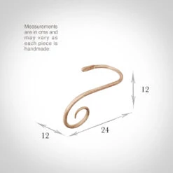 Large Crook Holdback (Left Side) In Old Ivory -Home Decor Shop 637gloi 13