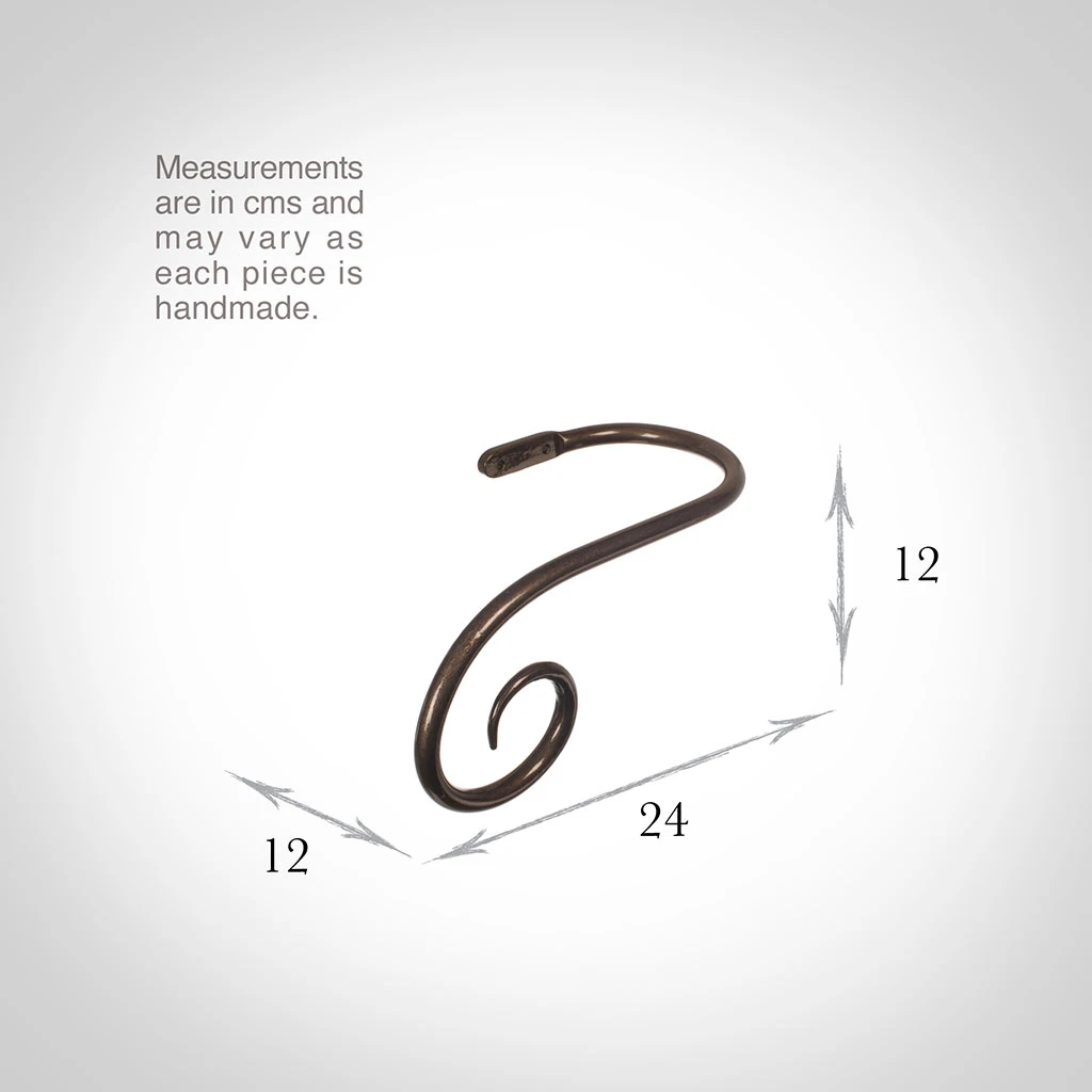 Large Crook Holdback (Left Side) In Polished 5 Large Crook Holdback (Left Side) In Polished - Image 3