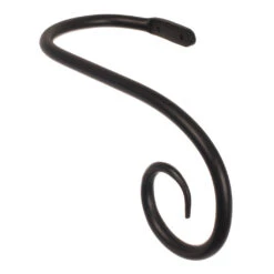 Large Crook Holdback (Right Side) In Matt Black